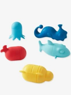 Lot De 5 Aspergeurs De Bain Silicone Lavables Multicolore - Vertbaudet -Périphériques Pour Enfants lot de 5 aspergeurs de bain silicone lavables 2
