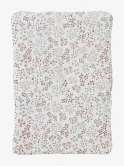 Matelas à Langer Poupon En Gaze De Coton Flora Multicolore - Vertbaudet -Périphériques Pour Enfants matelas a langer poupon en gaze de coton flora 3
