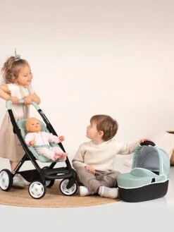 Maxi Cosi Poussette Landau 3 En 1 - SMOBY Vert - Smoby -Périphériques Pour Enfants maxi cosi poussette landau 3 en 1 smoby 2
