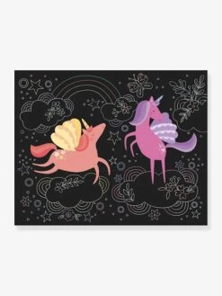 Mes Cartes à Gratter Licornes - AUZOU Noir - Auzou -Périphériques Pour Enfants mes cartes a gratter licornes auzou 2