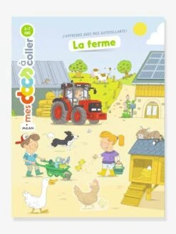 Mes Docs à Coller - La Ferme - ÉDITIONS MILAN Blanc - Hachette