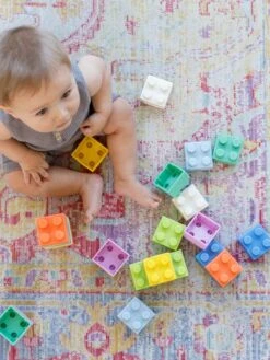 Mes Premières Briques Souples - INFANTINO Multicolore - Infantino -Périphériques Pour Enfants mes premieres briques souples infantino 3