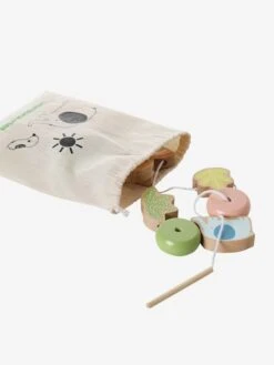 Mes Premières Perles à Enfiler En Bois FSC® Multicolore - Vertbaudet -Périphériques Pour Enfants mes premieres perles a enfiler en bois fsc 3