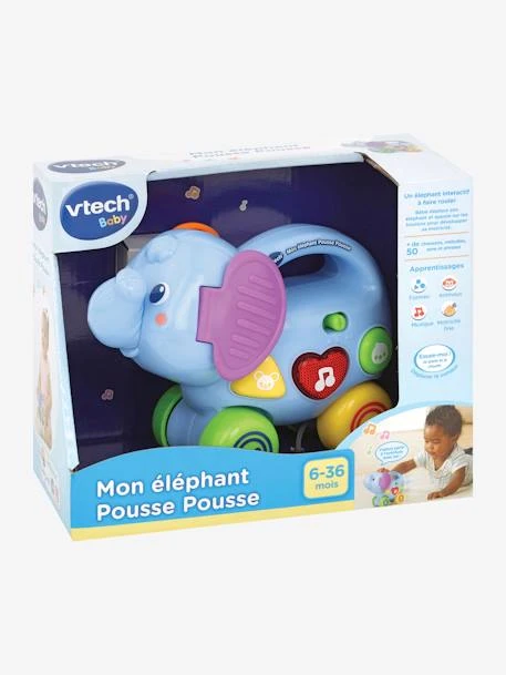Mon éléphant Pousse Pousse VTECH Multicolore - Toutes Les Marques 6 Mon éléphant Pousse Pousse VTECH Multicolore - Toutes Les Marques – Image 4