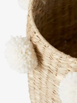 Panier à Roulettes Herbier Blanc - Vertbaudet -Périphériques Pour Enfants panier a roulettes herbier 3