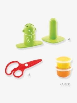 Pâte à Modeler Atelier De Coiffure DJECO Vert - Djeco -Périphériques Pour Enfants pate a modeler atelier de coiffure djeco 1