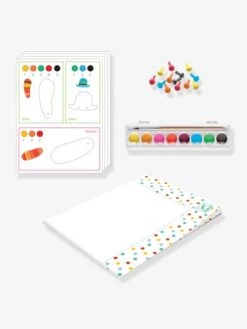 Peinture - La Famille Renard DJECO Bleu - Djeco -Périphériques Pour Enfants peinture la famille renard djeco 2