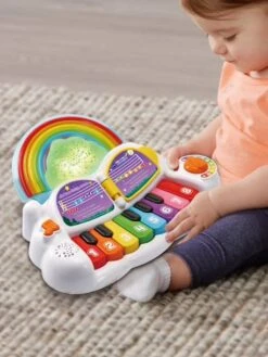 Piano Arc-en-ciel Lumi Magique - VTECH Multicolore - Toutes Les Marques 7 Piano Arc-en-ciel Lumi Magique - VTECH Multicolore - Toutes Les Marques -Périphériques Pour Enfants piano arc en ciel lumi magique vtech 2