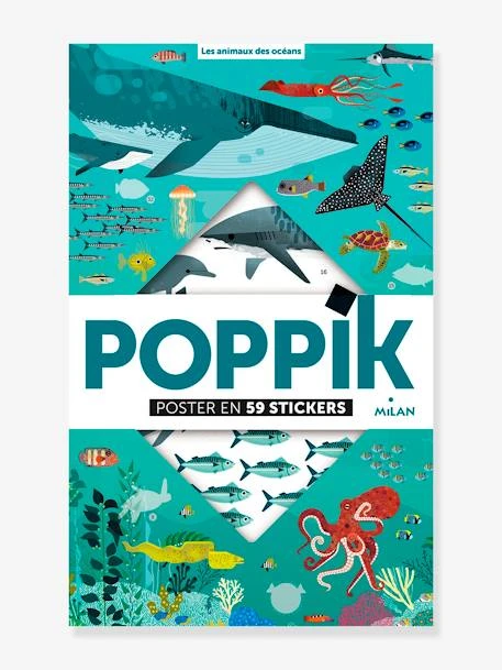 Poppik Animaux Des Océans MILAN Blanc - Hachette 3 Poppik Animaux Des Océans MILAN Blanc - Hachette