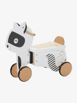 Porteur Coffre Raton Masqué En Bois FSC® Multicolore - Vertbaudet -Périphériques Pour Enfants porteur coffre raton masque en bois fsc 1