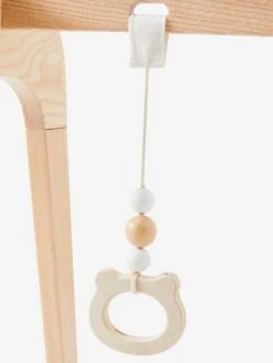 Portique D'éveil Modulable En Bois FSC® Bois Et Blanc - Vertbaudet -Périphériques Pour Enfants portique deveil modulable en bois fsc 3