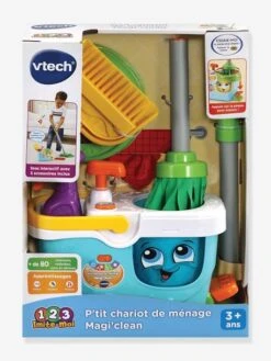 P'tit Chariot De Ménage Magi'clean - VTECH Multicolore - Toutes Les Marques -Périphériques Pour Enfants ptit chariot de menage magiclean vtech 1