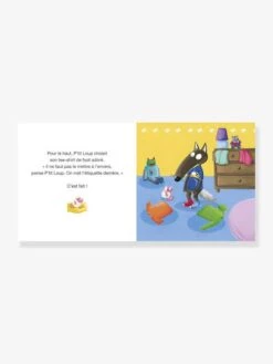 P’TIT LOUP S’habille Tout Seul AUZOU Jaune - Auzou -Périphériques Pour Enfants ptit loup shabille tout seul auzou 2