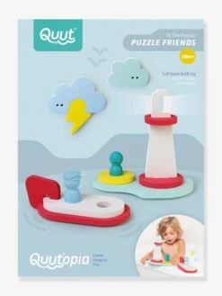 Puzzle De Bain Friends - QUUT Bleu - Quut -Périphériques Pour Enfants puzzle de bain friends quut 4