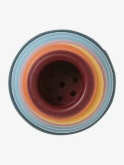 Pyramide à Empiler En Silicone Multicolor - Vertbaudet -Périphériques Pour Enfants pyramide a empiler en silicone 2