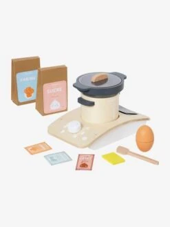 Robot De Cuisine En Bois FSC® Noir - Vertbaudet -Périphériques Pour Enfants robot de cuisine en bois fsc 1