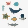 Set D'animaux Marins En Bois FSC® Bleu - Vertbaudet -Périphériques Pour Enfants set danimaux marins en bois fsc