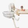 Siège De Table Pour Poupon En Tissu Et Bois FSC® Beige - Vertbaudet -Périphériques Pour Enfants siege de table pour poupon en tissu et bois fsc