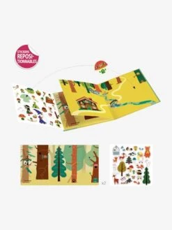 Stickers Repositionnables La Forêt Magique DJECO Multicolore - Djeco 5 Stickers Repositionnables La Forêt Magique DJECO Multicolore - Djeco -Périphériques Pour Enfants stickers repositionnables la foret magique djeco 1