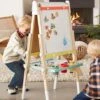 Tableau Pliable Et Réglable En Hauteur 3 En 1 En Bois FSC® Multicolore - Vertbaudet -Périphériques Pour Enfants tableau pliable et reglable en hauteur 3 en 1 en bois fsc