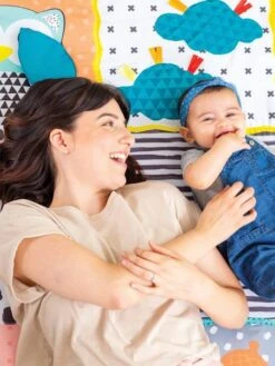 Tapis De Jeu Multi Activités Sensoriel Géant Infantino Vert - Infantino -Périphériques Pour Enfants tapis de jeu multi activites sensoriel geant infantino 3