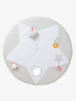 Tapis D'éveil Pluie D'étoiles Blanc Imprimé - Vertbaudet -Périphériques Pour Enfants tapis deveil pluie detoiles 2
