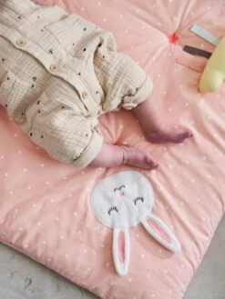 Tapis D'éveil Souple Sans Arche Sweet Fun Rose Imprimé - Vertbaudet -Périphériques Pour Enfants tapis deveil souple sans arche sweet fun 1