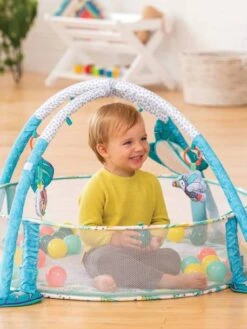 Tapis D'éveil Transformable En Aire à Balles Infantino Vert - Infantino -Périphériques Pour Enfants tapis deveil transformable en aire a balles infantino 2