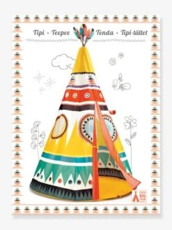 Tipi DJECO Blanc - Djeco 6 Tipi DJECO Blanc - Djeco -Périphériques Pour Enfants tipi djeco 1