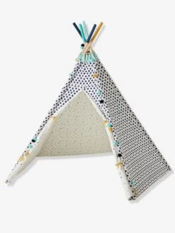 Tipi Réversible Sioux Blanc - Vertbaudet -Périphériques Pour Enfants tipi reversible sioux 3