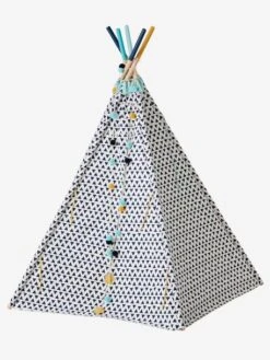 Tipi Réversible Sioux Blanc - Vertbaudet -Périphériques Pour Enfants tipi reversible sioux 4