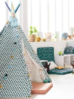 Tipi Réversible Sioux Blanc - Vertbaudet -Périphériques Pour Enfants tipi reversible sioux 5