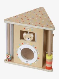 Triangle D'activités Musicales En Bois FSC® Beige - Vertbaudet -Périphériques Pour Enfants triangle dactivites musicales en bois fsc 2