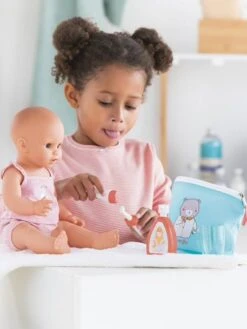 Trousse De Toilette Et Accessoires Pour Poupée - COROLLE Rose Bonbon - Corolle -Périphériques Pour Enfants trousse de toilette et accessoires pour poupee corolle 1