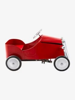 Voiture Porteur à Pédales En Métal Rouge - Vertbaudet -Périphériques Pour Enfants voiture porteur a pedales en metal 3