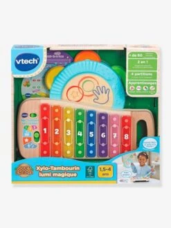 Xylo-tambourin Lumi Magique - VTECH Multicolore - Toutes Les Marques -Périphériques Pour Enfants xylo tambourin lumi magique vtech 1
