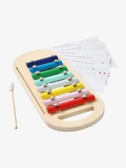 Xylophone Avec Partitions En Bois FSC® Multicolore - Vertbaudet -Périphériques Pour Enfants xylophone avec partitions en bois fsc 4